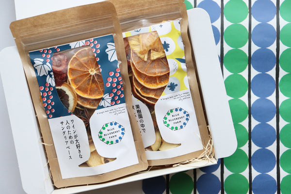 サングリアベース2種詰め合わせギフトボックス(ABセット) サングリアベース BLUE BLUEBERRY FARM and orata.net online store